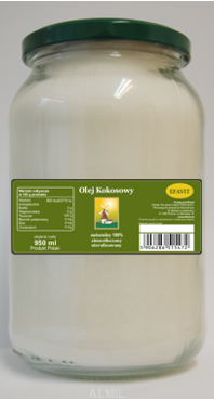 Olej kokosowy Efavit 950 ml