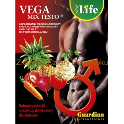 Vega Mix Testo Naturalny preparat owocowo-warzywny liofilizowany polecany szczególnie dla mężczyzn Guardian