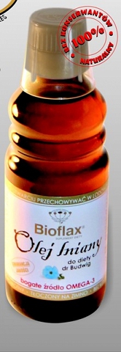 Olej lniany budwigowy BIOFLAX