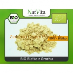 BIO Białko z grochu Białko grochowe 80% bialka 500 g NatVita