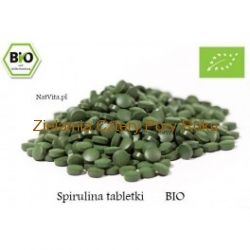 Spirulina BIO tabletki z upraw ekologicznych 1000 sztuk NatVita