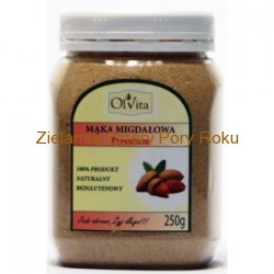 Mąka migdałowa Mąka z migdałów Mąka bezglutenowa 250 g Olvita