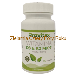 Provitax Witamina D3+K2 bez GMO 60 kapsułek