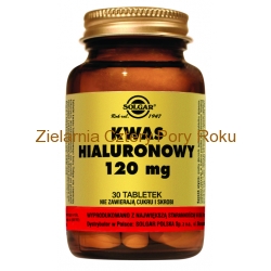 Kwas hialuronowy Kolagen na stawy i skórę Solgar 30 tabletek