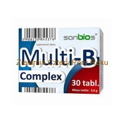Multi-B-Complex Sanbios - Łatwo przyswajalne Witaminy z grupy B Sanbios