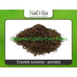 Czystek suszony pocięty BIO Herbata Borelioza Oczyszczanie Cistus incanus Natvita 250 g