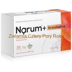 Narum+ Brzoskwinia 200 mg, 30 kapsułek