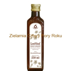 Olej lniany nieoczyszczony zimnotłoczony Lenvitol Oleofarm 250 ml