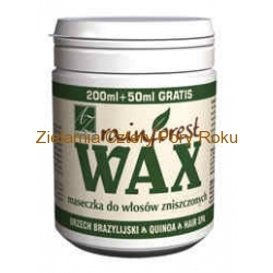 Rainforest Wax® maseczka do włosów zniszczonych 200ml + 50ml