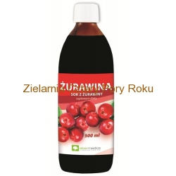 Skoncentrowany sok z żurawiny z witaminą C Alter Medica 500 ml