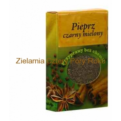 Pieprz czarny mielony 50g DARY NATURY