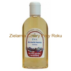 Żel do mycia twarzy do cery suchej "Mydlnica lekarska" 200ml