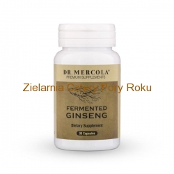 Żeń-szeń koreański sfermentowany Dr Mercola 30 kapsułek