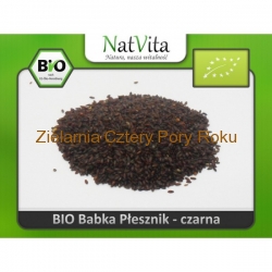 BABKA PŁESZNIK BIO Nasiona Babki płesznik Błonnik 100 g NatVita