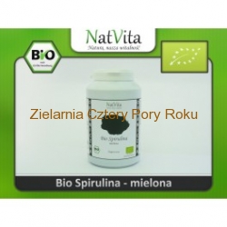 Spirulina BIO PREMIUM w proszku proszek z upraw ekologicznych 50 g NatVita