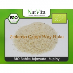 BIO Babka jajowata Łuski babki jajowatej Błonnik 100 g NatVita