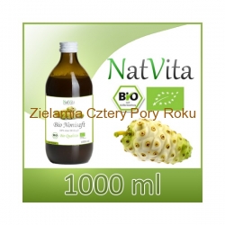 SOK Z NONI BIO Organiczny sok z owoców Noni Morinda Citrifolia Tahitian 1000 ml NatVita