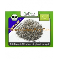 BŁONNIK WITALNY BIO Z OTRĘBAMI KONOPII NOWOŚĆ 270 G NATVITA