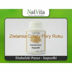 Diabelski pazur Czarci pazur kapsułki Devil's Claw w kapsułkach NatVita 100 kaps.