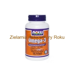 Omega-3 1000 mg 100 kapsułek Now