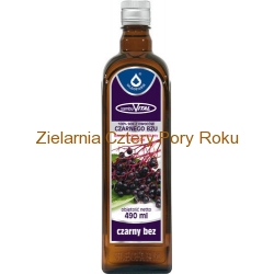 Sok z czarnego bzu Owoce 100% bez konserwantów pasteryzowany 490ml Oleofarm
