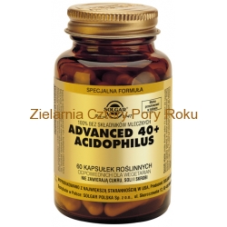 Probiotyki Żywe Solgar ​Advanced 40+ Acidophilus 60 kapsułek