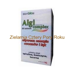 Algi Complex Spirulina Czerwona Koniczyna Lucerna 60 tabl. Sanbios