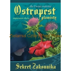 Ostropest plamisty Sypany Sylimaryna na wątrobę Sekret Zakonnika 200 g