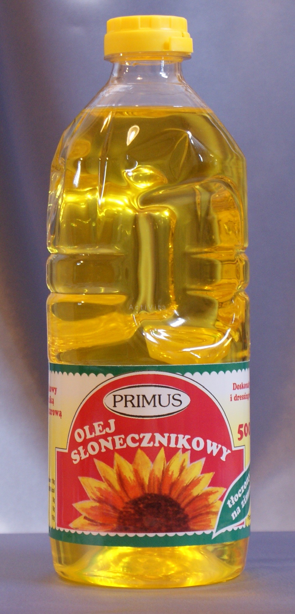 PRIMUS OLEJ SŁONECZNIKOWANY NIERAFINOWANY SKLEP