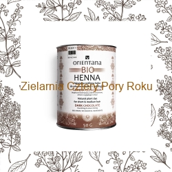 BIO Henna GORZKA CZEKOLADA, 50g Orientana