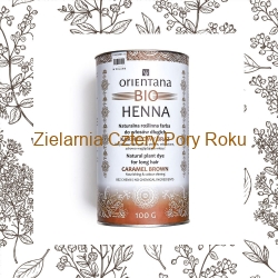 BIO Henna KARMELOWY BRĄZ, 100g Orientana
