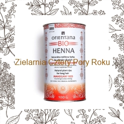 BIO Henna MAHONIOWA CZERWIEŃ, 100g Orientana