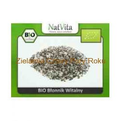 Błonnik witalny BIO Nasiona babki płesznik Łupiny babki jajowatej 540 g NatVita