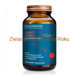 Olej z Kryla: Antarctic Krill Oil 600mg  Omega-3120 kapsułek 