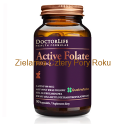Active Folate 800mcg Folian 5-MTHF 90 kapsułek